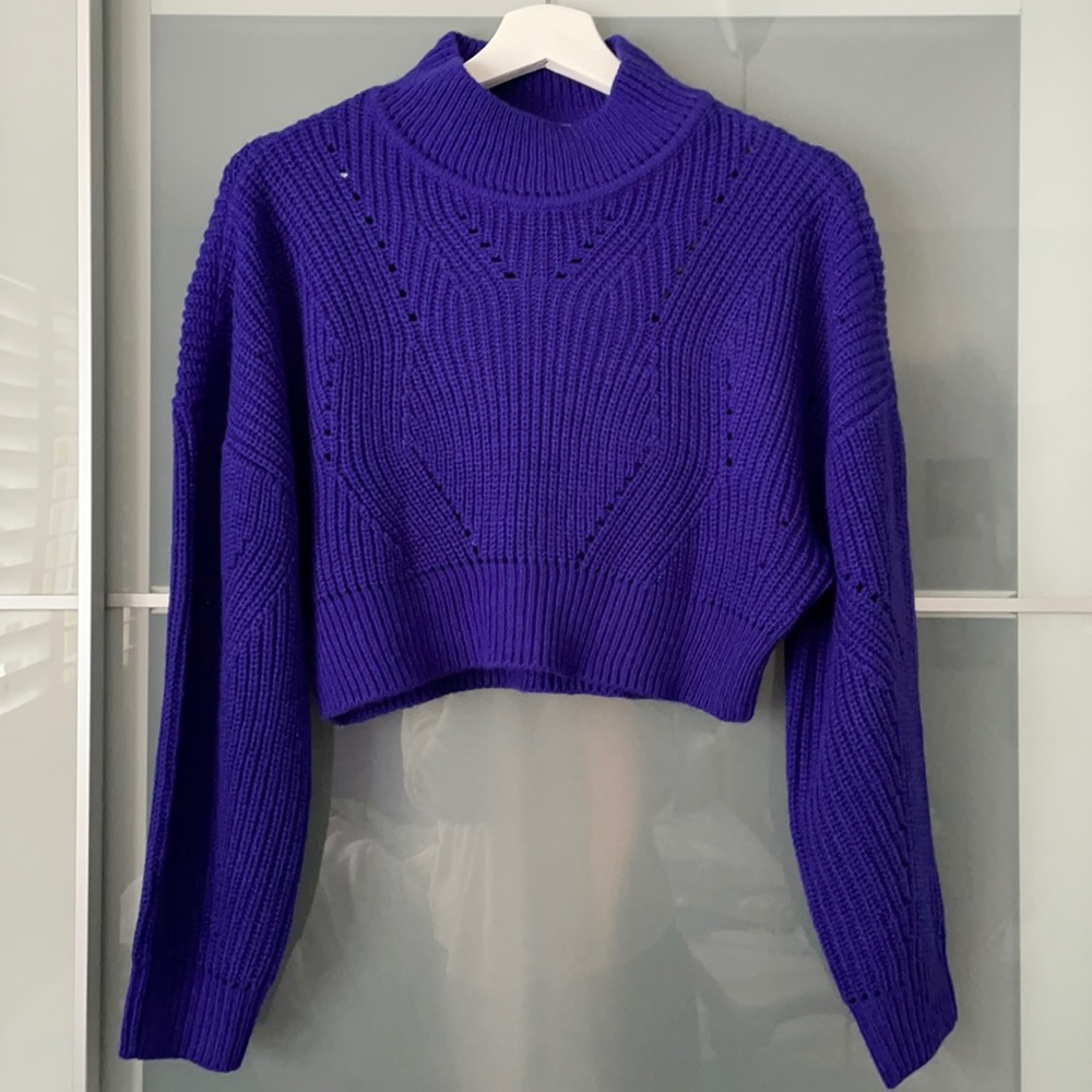 ⚡️Flash Sale⚡️Seven Sisters - Cropped Knitted Sweater
